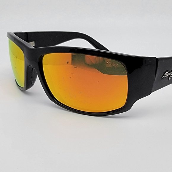 Maui Jim Other - *SOLD* Maui Jim World Cup MJ266 Black Frame Fuse Gold Mirror Polarized Sunglass